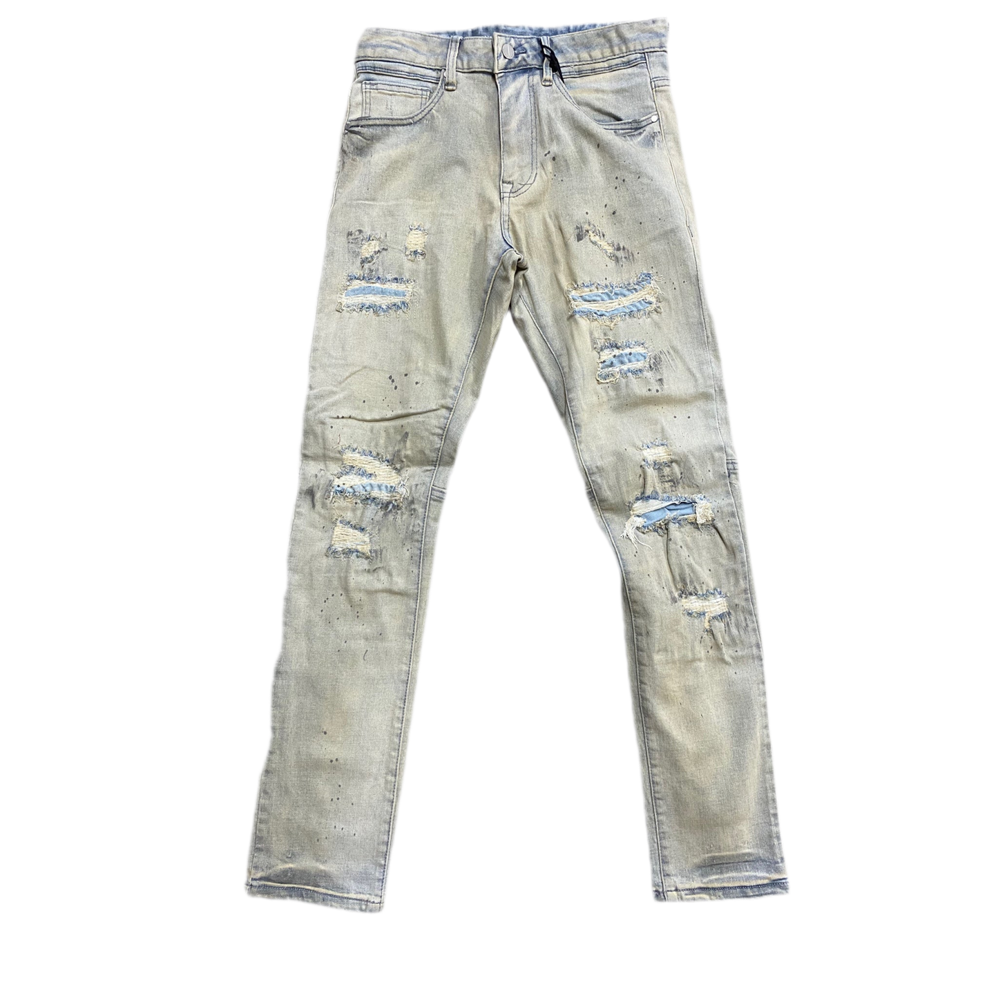 First Row Slim Denim (Light Stone)