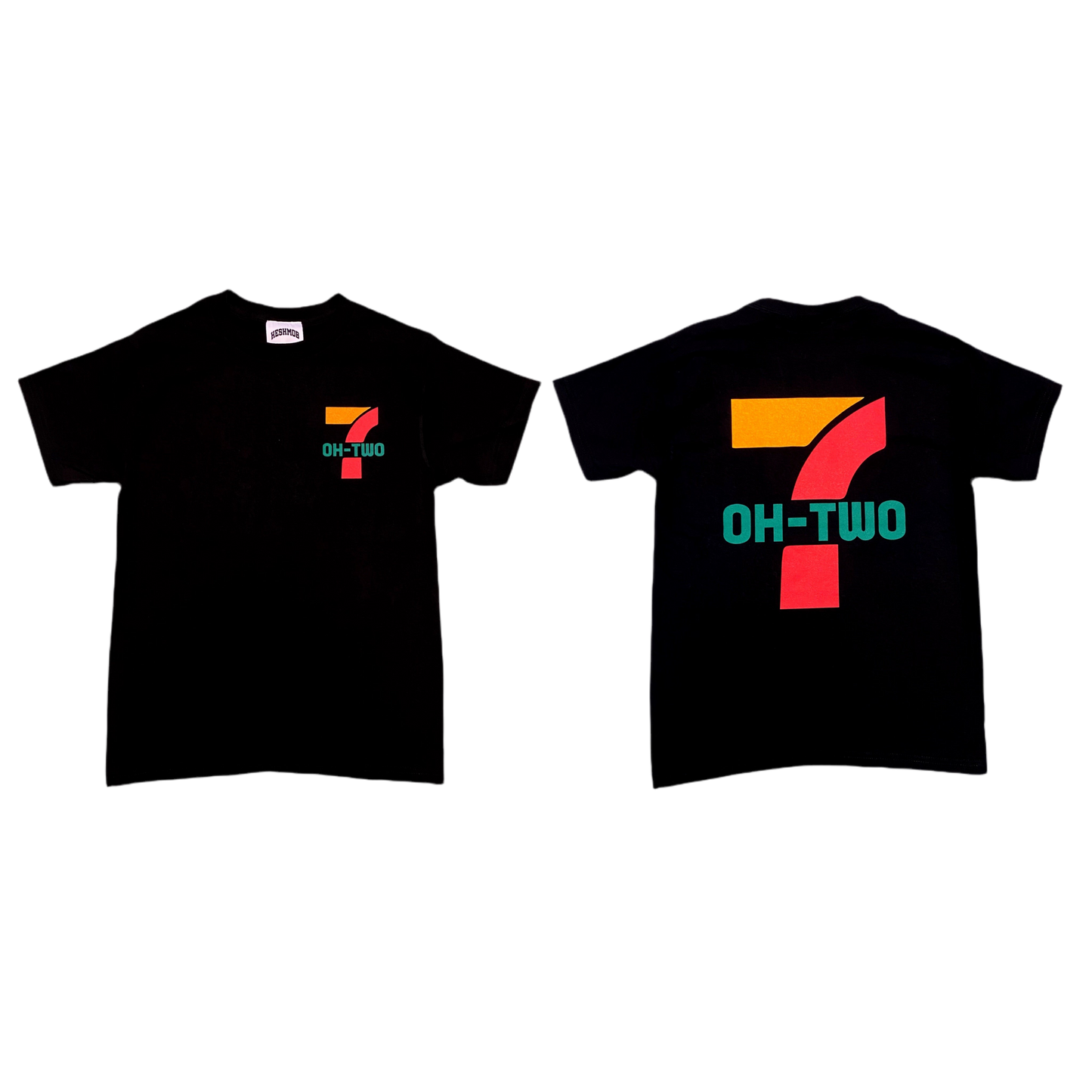 7 OH-TWO T-Shirt (Black)