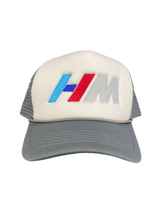 HeshMob “BMW” trucker hat. (Grey)