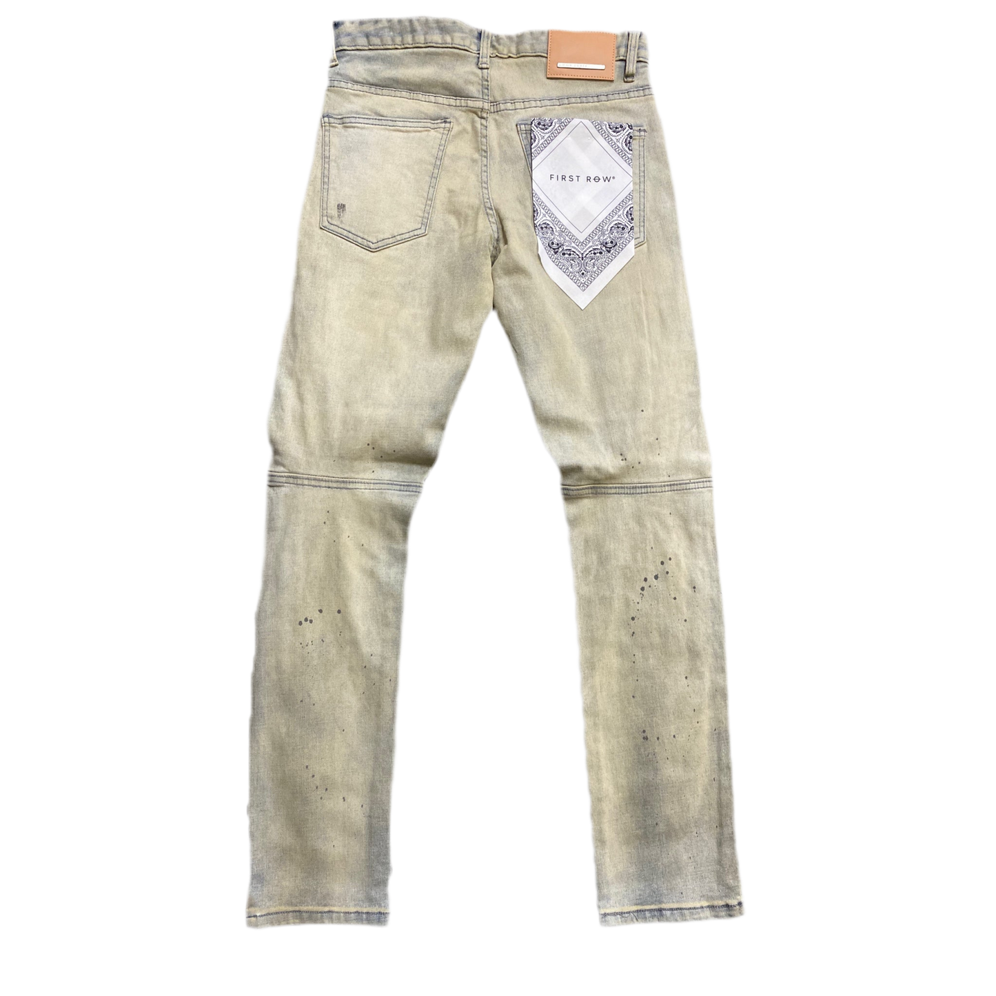 First Row Slim Denim (Light Stone)