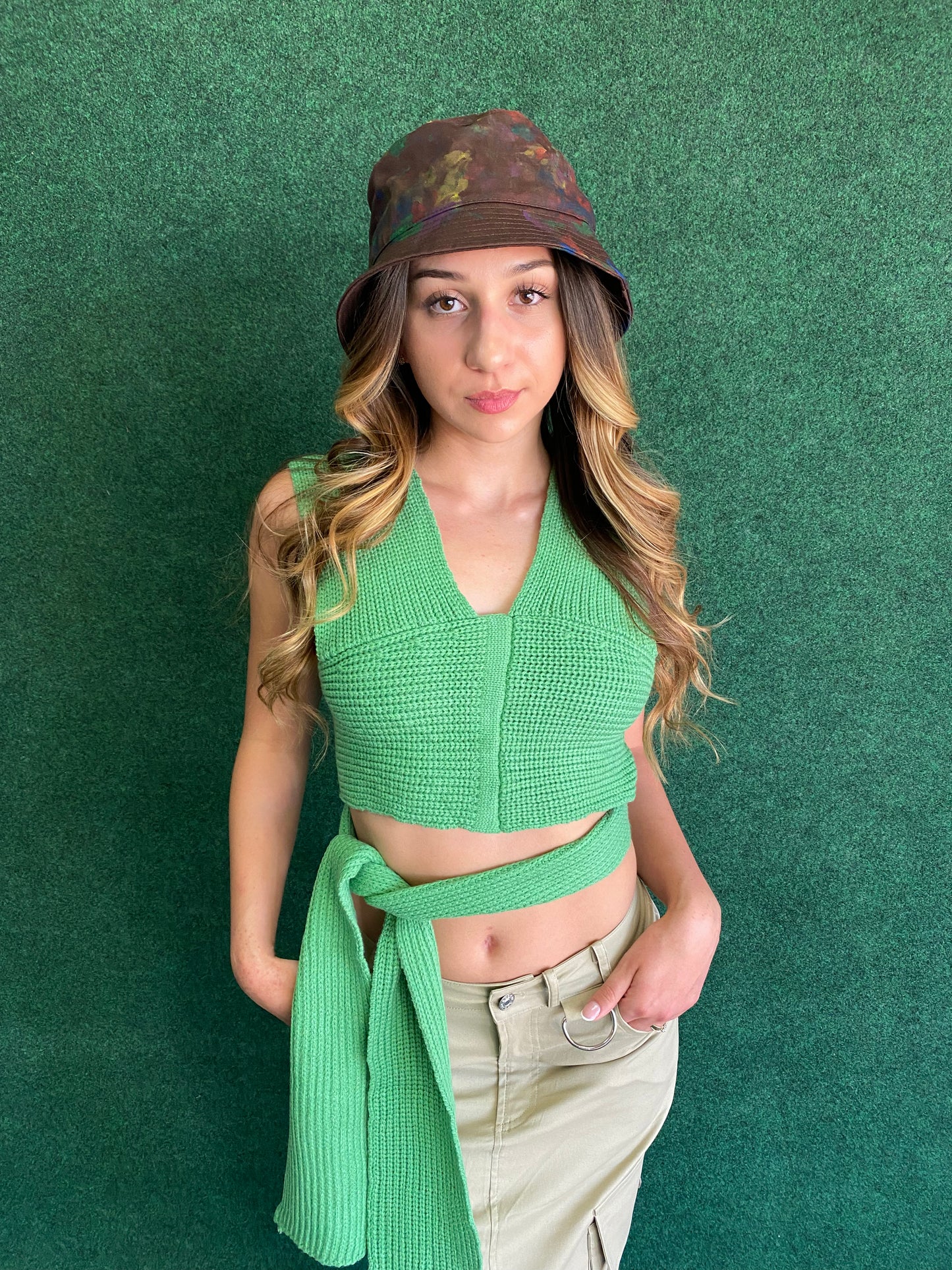 Crochet Top (Green)