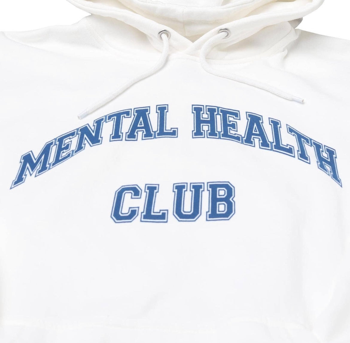 Altru "Mental Health Club" Fleece Hoodie (White)