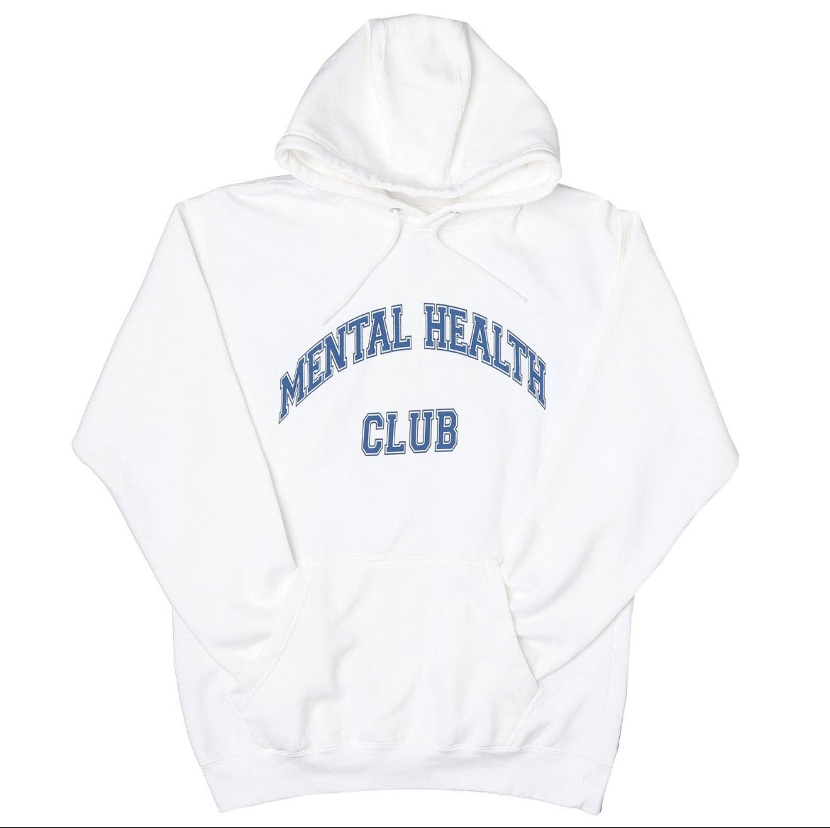 Altru "Mental Health Club" Fleece Hoodie (White)