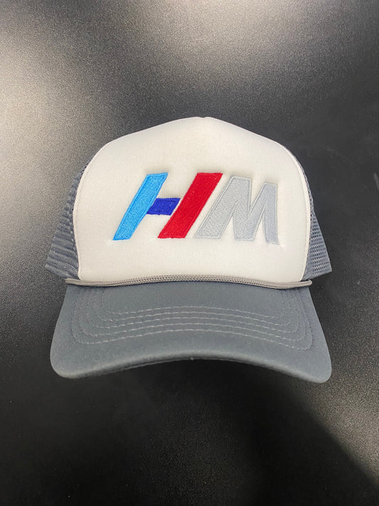 HeshMob “BMW” trucker hat. (Grey)