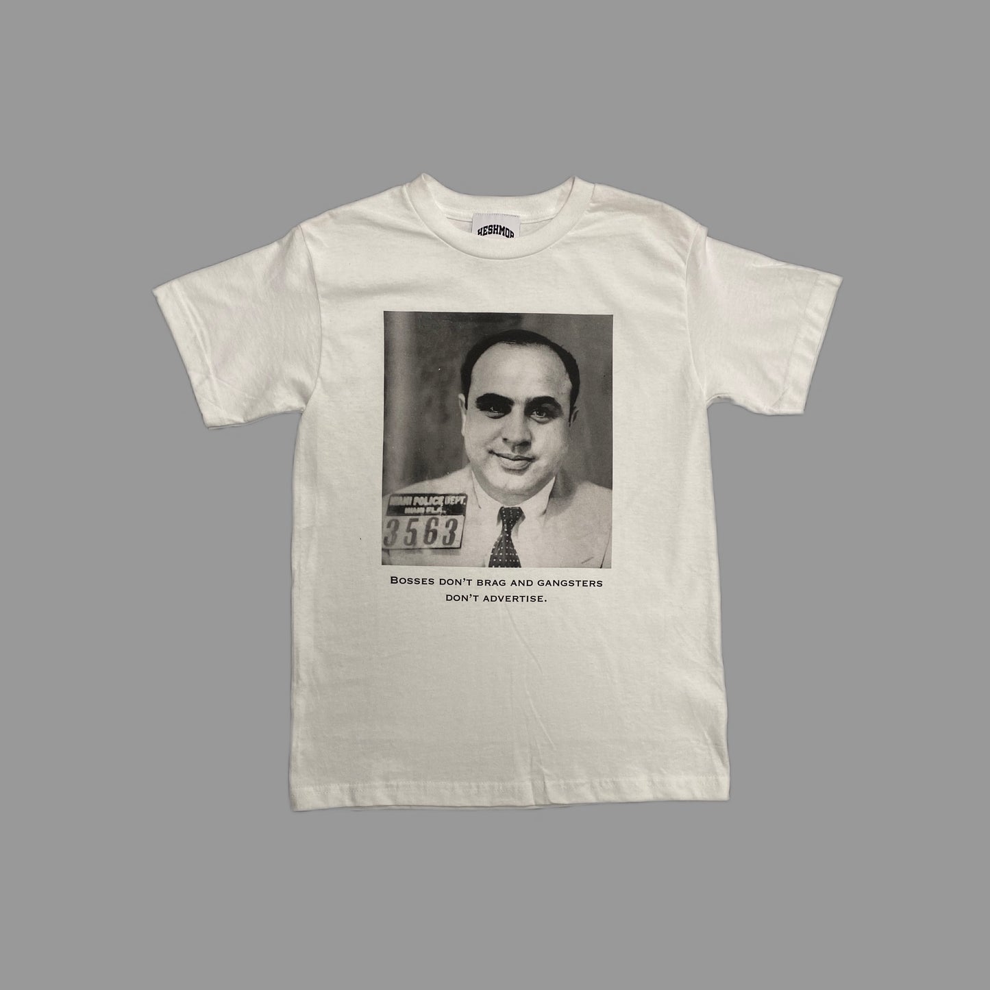 HeshMob “Al Capone” tee (white)