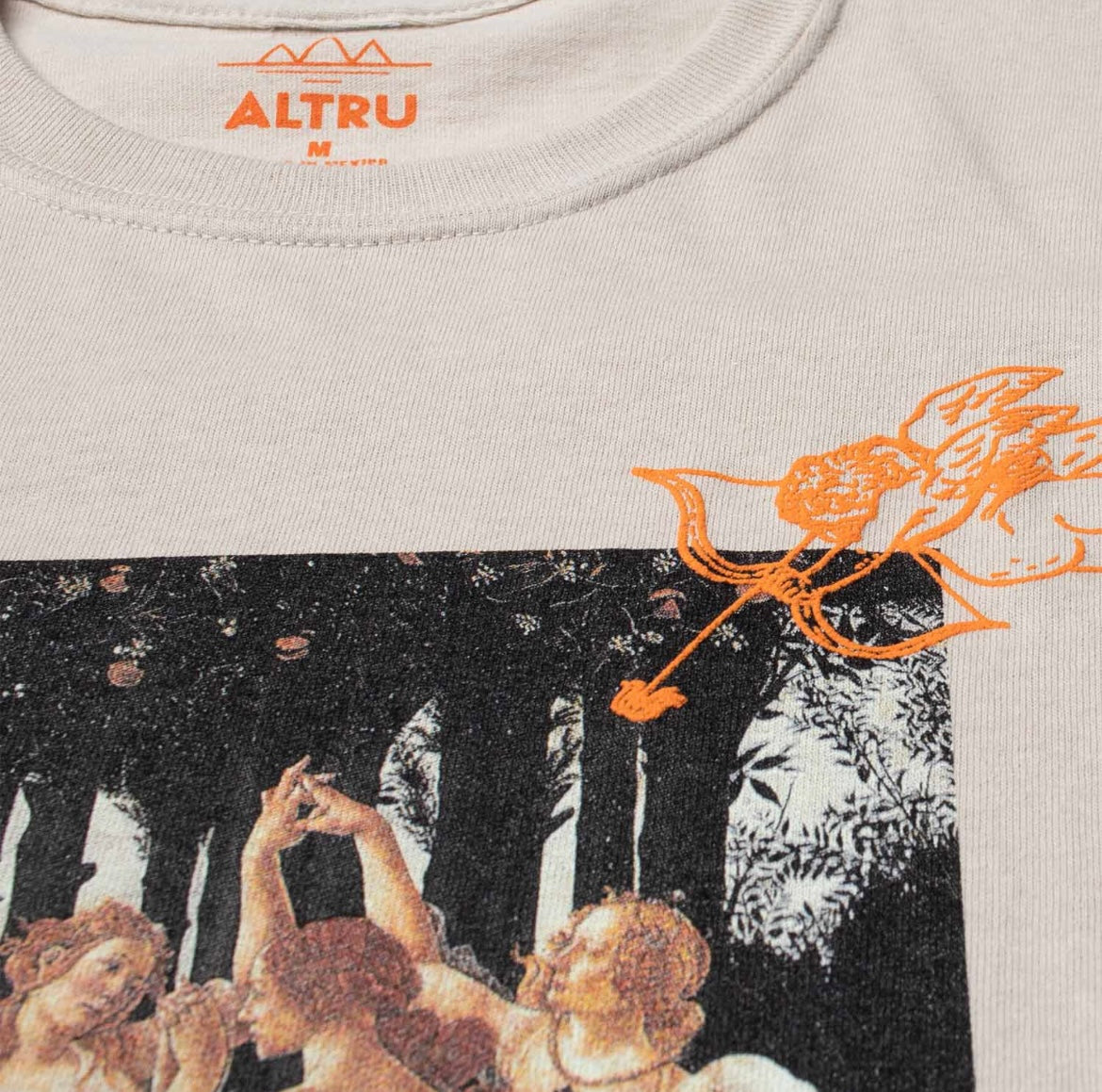 Altru "Primavera Botticelli" Graphic Tee (Tan sand)